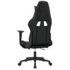 Silla Gaming | Silla De Oficina | Silla Gamer Ergonomica De Masaje Y Reposapiés Cuero Sintético Negro Gris Cfw790447