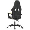 Silla Gaming | Silla De Oficina | Silla Gamer Ergonomica Giratoria Cuero Sintético Negro Y Dorado Cfw790463