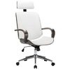 Silla Masaje | Silla De Gaming Con Reposacabezas Cuero Sintético Madera Blanco Cfw790677