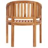 Pack 2 Uds Sillón De Salón | Sillas Banana Madera Maciza De Teca Cfw790712