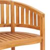 Pack 2 Uds Sillón De Salón | Sillas Banana Madera Maciza De Teca Cfw790712