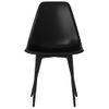 Pack 2 Uds Sillas De Comedor | Silla De Cocina | Mueble De Comedor Negras Pp Cfw790922