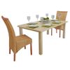 Pack 2 Uds Sillas De Comedor | Silla De Cocina | Mueble De Comedor Ratán Natural Marrón Cfw790929