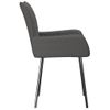 Pack 2 Uds Sillas De Comedor | Silla De Cocina | Mueble De Comedor Tela Gris Oscuro Cfw790951