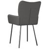 Pack 2 Uds Sillas De Comedor | Silla De Cocina | Mueble De Comedor Tela Gris Oscuro Cfw790951