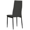 Pack 2 Uds Sillas De Comedor | Silla De Cocina | Mueble De Comedor Tela Gris Oscuro Cfw790953