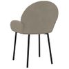 Pack 2 Uds Sillas De Comedor | Silla De Cocina | Mueble De Comedor Terciopelo Gris Claro Cfw790980