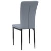 Pack 2 Uds Sillas De Comedor | Silla De Cocina | Mueble De Comedor Terciopelo Gris Claro Cfw790985