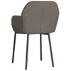 Pack 2 Uds Sillas De Comedor | Silla De Cocina | Mueble De Comedor Terciopelo Gris Oscuro Cfw790988