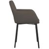 Pack 2 Uds Sillas De Comedor | Silla De Cocina | Mueble De Comedor Terciopelo Gris Oscuro Cfw790988