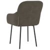 Pack 2 Uds Sillas De Comedor | Silla De Cocina | Mueble De Comedor Terciopelo Gris Oscuro Cfw790990