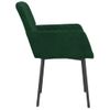 Pack 2 Uds Sillas De Comedor | Silla De Cocina | Mueble De Comedor Terciopelo Verde Oscuro Cfw791019