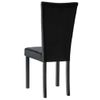 Pack 4 Uds Sillas De Comedor | Silla De Cocina | Mueble De Comedor Terciopelo Negro Cfw791124