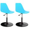 Pack 2 Uds Sillas De Comedor | Silla De Cocina | Mueble De Comedor Giratorias Pp Azul Cfw791271