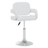 Pack 4 Uds Sillas De Comedor | Silla De Cocina | Mueble De Comedor Giratorias Cuero Sintético Blanco Cfw791348