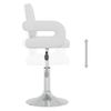 Pack 4 Uds Sillas De Comedor | Silla De Cocina | Mueble De Comedor Giratorias Cuero Sintético Blanco Cfw791348