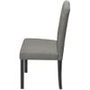 Pack 4 Uds Sillas De Comedor | Silla De Cocina | Mueble De Comedor Giratorias Tela Gris Cfw791367