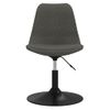 Pack 4 Uds Sillas De Comedor | Silla De Cocina | Mueble De Comedor Giratorias Terciopelo Gris Oscuro Cfw791385