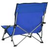 Pack 2 Uds Sillón De Salón | Sillas De Playa Plegables Tela Azul Cfw791462