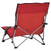 Pack 2 Uds Sillón De Salón | Sillas De Playa Plegables Tela Rojo Cfw791487