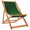 Pack 2 Uds Sillón De Playa| Sillas De Playa Plegables Tela Verde Cfw791494