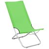 Pack 2 Uds Sillón De Salón | Sillas De Playa Plegables Tela Verde Cfw791496