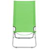 Pack 2 Uds Sillón De Salón | Sillas De Playa Plegables Tela Verde Cfw791496