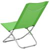 Pack 2 Uds Sillón De Salón | Sillas De Playa Plegables Tela Verde Cfw791496