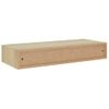 Estante Con Cajón De Pared | Estante Flotante | Repisa De Pared Mdf Roble 60x23,5x10 Cm Cfw759179