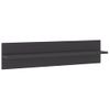 Pack 2 Uds Estante De Pared | Estante Flotante | Repisa De Pared Contrachapado Gris Brillo 80x11,5x18 Cm Cfw759267