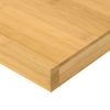 Estante De Pared | Estante Flotante | Repisa De Pared De Bambú 40x20x4 Cm Cfw759309