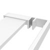 Estante De Pared | Estante Flotante | Repisa De Pared De Ducha Aluminio Blanco 100 Cm Cfw759313