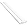 Estante De Pared | Estante Flotante | Repisa De Pared De Ducha Aluminio Blanco 90 Cm Cfw759315