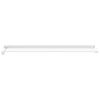 Estante De Pared | Estante Flotante | Repisa De Pared De Ducha Aluminio Blanco 90 Cm Cfw759315