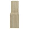 Estante De Pared | Estante Flotante | Repisa De Pared Madera Contrachapada Roble Sonoma 100x18x53 Cm Cfw759324