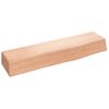 Estante De Pared | Estante Flotante | Repisa De Pared Madera De Roble Tratada Marrón Claro 40x10x6cm Cfw759327