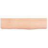 Estante De Pared | Estante Flotante | Repisa De Pared Madera De Roble Tratada Marrón Claro 40x10x6cm Cfw759327