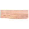 Estante De Pared | Estante Flotante | Repisa De Pared Madera De Roble Tratada Marrón Claro 60x20x2cm Cfw759338