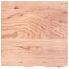 Estante De Pared | Estante Flotante | Repisa De Pared Madera De Roble Tratada Marrón Claro 60x60x2cm Cfw759344