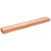 Estante De Pared | Estante Flotante | Repisa De Pared Madera De Roble Tratada Marrón Claro 80x10x6cm Cfw759347