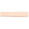 Estante De Pared | Estante Flotante | Repisa De Pared Madera Maciza De Roble Sin Tratar 60x10x4 Cm Cfw759386