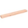 Estante De Pared | Estante Flotante | Repisa De Pared Madera Maciza De Roble Sin Tratar 80x10x6 Cm Cfw759397