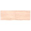 Estante De Pared | Estante Flotante | Repisa De Pared Madera Maciza Roble Sin Tratar 120x40x(2-4) Cm Cfw759416