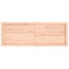 Estante De Pared | Estante Flotante | Repisa De Pared Madera Maciza Roble Sin Tratar 140x50x(2-6) Cm Cfw759427