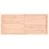 Estante De Pared | Estante Flotante | Repisa De Pared Madera Maciza Roble Sin Tratar 140x60x(2-4) Cm Cfw759428