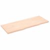 Estante De Pared | Estante Flotante | Repisa De Pared Madera Maciza Roble Sin Tratar 160x60x(2-4) Cm Cfw759436