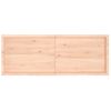 Estante De Pared | Estante Flotante | Repisa De Pared Madera Maciza Roble Sin Tratar 160x60x(2-4) Cm Cfw759436