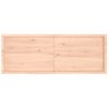 Estante De Pared | Estante Flotante | Repisa De Pared Madera Maciza Roble Sin Tratar 160x60x(2-6) Cm Cfw759437