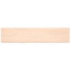 Estante De Pared | Estante Flotante | Repisa De Pared Madera Maciza Roble Sin Tratar 180x40x(2-6) Cm Cfw759441