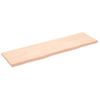 Estante De Pared | Estante Flotante | Repisa De Pared Madera Maciza Roble Sin Tratar 180x50x(2-6) Cm Cfw759443